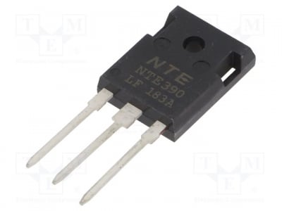 NTE390 Транзистор: NPN; биполярен; 100V; 10A; 80W; TO218 BD245   BD 249C, BD 745D, 2SD1047 2SC4688