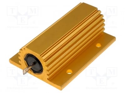 Резистор 100W 220R AX100WR-220R Резистор: жичен; с радиатор; завинтване; 220?; 100W; ±5%; -55?250°C