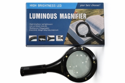 Лупа LG-01 OMEGA 

Практична ръчна лупа с вградено LED осветление