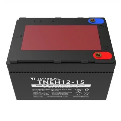 Акумулатор Графенова гелова батерия 12V 15Ah за електрически скутери и триколки - Карбонова решетка - 150x96x100 mm