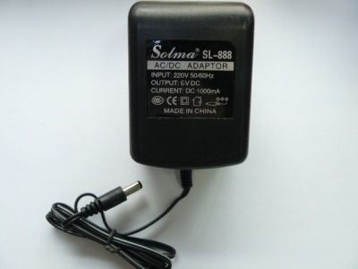 Адаптер с трансформатор SOLMA SL-888 6V 1000MA