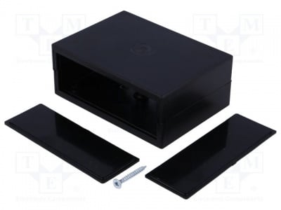Кутия KM-35B Кутия с панел X:64,5mm Y:89,2mm Z:35,8mm ABS черен