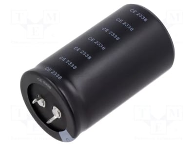 Кондензатор ELK2GM102R60KT Кондензатор: електролитен; SNAP-IN; 1000uF; 400VDC; O35x60mm; ±20%