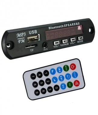 Модул за вграждане M516 Player дистанционо управление 12V Bluetooth+ FM РАДИО