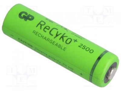 Акумулаторна батерия ACCU-R6/2500GP-RE Акум: Ni-MH; AA; 1,2V; 2500mAh; ReCyko+; Ready2Use