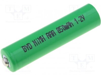 Акумулаторна батерия ACCU-BH-AAA/HT Акум: Ni-MH; AAA, R3; 1,2V; 850mAh