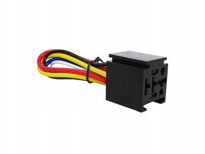 Цокъл за автомобилно силнотоково реле LX524-JTH 80A Подходящ за релета: LD, LDN, NVF4-1, NVF4-2, HFV4, NVFS, 4120, NVF4-7