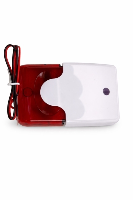 Алармена сирена със светлина 12V (звук + строб) OMEGALED-12V