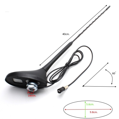 Автомобилна антена ANT.56VEL Антена; за покрив; 0,4m; AM,FM; Citroen,Peugeot,Toyota; 2m; 75?