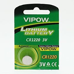 Батерия CR1220 VIPOW 3V BUTTON LITHIUM BATERY