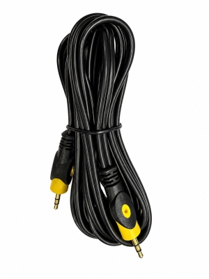 Кабел CABLE-404SHQ-1.5 Кабел Jack 3,5mm 3pin щепсел от двете страни 1,5m Цвят черен