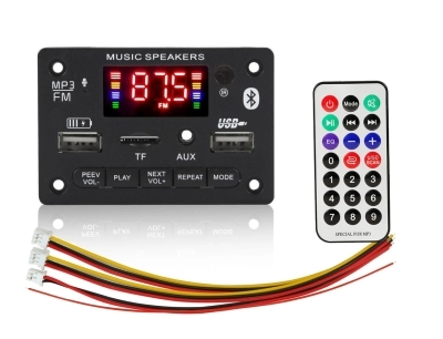Модул за вграждане M518 Player дистанционо управление 12V Bluetooth+ FM РАДИО