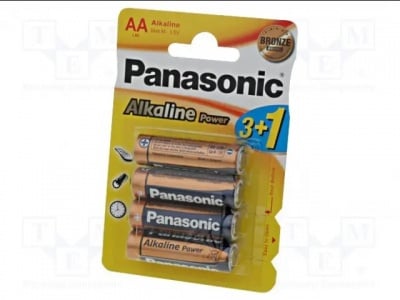 Батерия BAT-LR06/P Батерия: алкална; 1,5V; AA; BRONZE