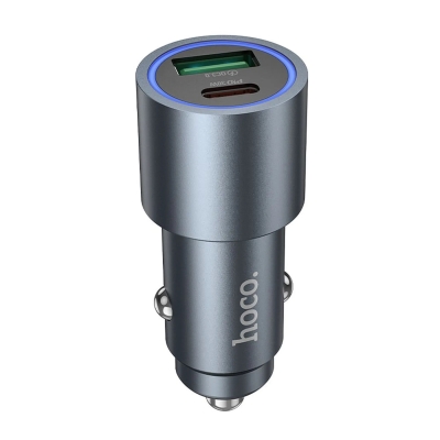 Зарядно за кола Hoco USB A + USB C PD QC3.0 48W Z60 черно