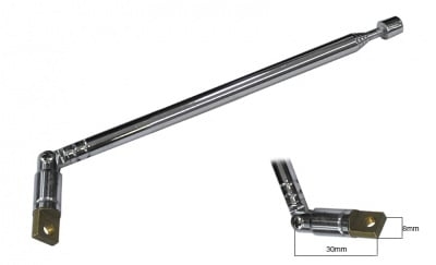 Антена телескопична ANT-19 ANT5860 115MM/415MM