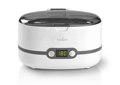 Ултразвукова вана Ultrasonic Cleaner 50W, 0.6L, бяла, NEDIS JECL110WT