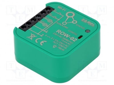Контролер WI-FI ROW-02 2-канален контролер; SUPLA; IP20; 230VAC; консервиран; -10?55°C