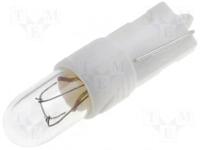 Лампа LAMP-2321 Лампа с нажежаема жичка щепселна 12V 80mA d:5mm L:20mm