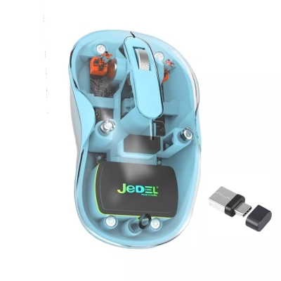 Мишка Безжична Jedel Wd141 Презаржедаема. USB+type C+Bluetooth