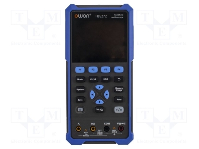 Осцилоскоп HDS242S Ръчен осцилоскоп; 40MHz; LCD 3,5"; Канали: 2; 250Msps; 8kpts; ?8ns