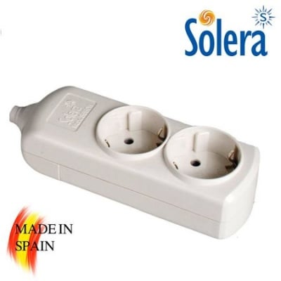Разклонител S8000 2-ен Solera без кабел