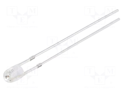 Светодиод 3mm OSO5PA3761B-12V LED; оранжев; 3mm; 1560?2180mcd; 60°; Чело: изпъкнал; 12VDC; 225mW
