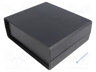 Кутия Z-4A-C Кутия: с панел; X:159mm; Y:139mm; Z:59mm; полистирен; черен