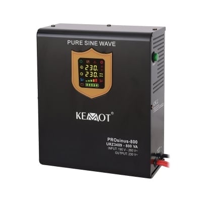 Резервно захранване PROSINUS 500 за отоплителни и други системи с чиста синусоида 12/220V 500W Вертикално