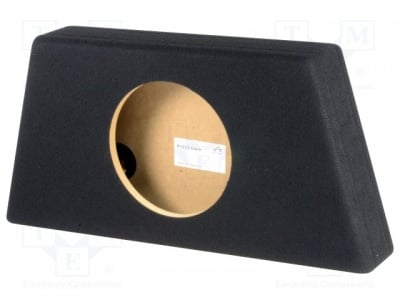 Туба 10&quot; OB.MDF.11.BK Кутия на говорителя; MDF; 15л; 250mm; тъкан; черен