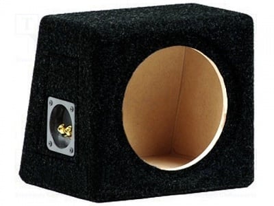 Туба 8&quot; OB.MDF.01.BK Кутия на говорителя; MDF; 8л; 200mm; тъкан; черен