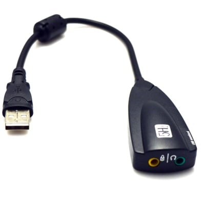 Звукова карта USB SOUND CARD звукова карта 2.1 с кабел 5H