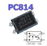 PC814 NPN-OUT/AC-IN OPTOCOUPLER AC-Input 5kV 35V >