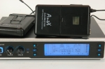 Микрофон безжичен ANTX-MU218H Двоен UHF микрофон MU218H за глава със сменяема честота /Head set/