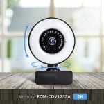 Видео камера за компютър WEB ECM-CDV1233A 2K / 30fps with LED LAMP