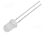 Светодиод 5ММ 12V OSK7DL5111A LED; виолетов; 5mm; 7000?8400mcd; 15°; Чело: изпъкнал; 2,9?3,6VDC