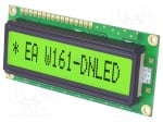 Дисплей EAW161-DNLED Дисплей: LCD; буквено-цифров; 14x1; Знак:6,56mm; 80x36mm; 5VDC