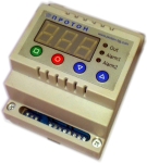 Терморегулатор за инкубатор от минус 20 до плюс 99 градуса PROTON-RT01 7613 с вграден цикличен таймер, DIN шина