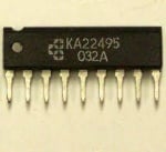 KA22495 SIL-9 FM FRONT-END CIRCUIT FOR RADIOS AND RADIO / CASSETTE TAPE RECORDERS (3V OPERATION) , GOTO: AN7205, DBL1017, LA1185, TA7358AP