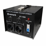 Конвертор на напрежение 1500W, 220VAC-110VAC, VEMARK ST-1500, двупосочен