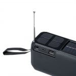 Радио Bluetooth колонка VNN-2000, Соларен панел, Екран, FM радио, литиево-йонна батерия, слот за USB/micro SD CARD