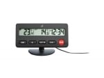 Термометър AURIOL AM-1606 дигитален за измерване на външна и вътрешна температура, -50°C до +70°C, със сонда и часовник