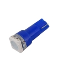 Светодиодна крушка за автомобил 12V синя. Заместител на T5/R5/W1,2W/W2W/W2,3W. За табло и други. 5x16mm.