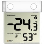 Термометър и влагомер RST01278, прозрачен LCD дисплей