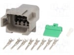 Съединител S-DT04-08PA Конектор: проводник-проводник; DT; щепсел; мъжки; Размер:16; PIN:8