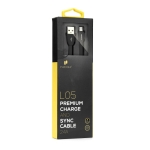 Кабел USB-USB micro черен L05 5901737924483