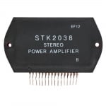 STK2038 Dual power audio amplifier output module 2x NF-E ±55V 7A 2x &gt;50W(±36V/8к), SIL16