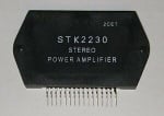 STK2230 Dual power audio amplifier output module 2x NF-E ±48V 4A 2x&gt;30W(±30V/8Ohm) SIP16