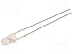 Светодиод OSO5JA3131A-12V LED; 3mm; оранжев; 1120-1560mcd; 30°; Чело: изпъкнал; Растер:2,54mm