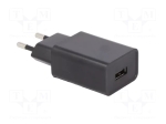 Адаптер импулсен XTAR-5V-1A USB 1A 5VDC