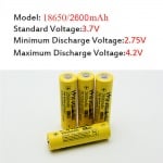 Акумулаторна батерия ACCU-18650-2.6P/KingWei 3.7V 18650 2600mAh с Пъпка